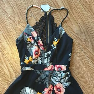 High Low Floral Dress